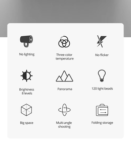 Boîte <span class=keywords><strong>photo</strong></span> avec logo personnalisé 60cm 40W Boîte à lumière LED pour <span class=keywords><strong>studio</strong></span> <span class=keywords><strong>photo</strong></span> Boîte à lumière tente avec arrière-plans en PVC Boîte de <span class=keywords><strong>studio</strong></span> <span class=keywords><strong>photo</strong></span> <span class=keywords><strong>pliable</strong></span> portable - Product Image 5