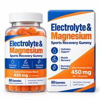 Gummies électrolytiques au citrate de magnésium avec sodium, potassium, calcium, vitamine B6 et eau de coco – Nutrition sportive en gros