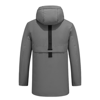 ODM OEM Veste parka longue d'hiver pour hommes Manteau de randonnée d'extérieur en tissu tissé Manteaux Pour Hommes