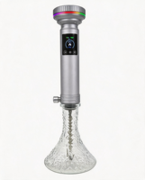 Nouvelle Chicha Électrique de Luxe 2025 en Aluminium Rechargeable avec Batterie Sans Charbon