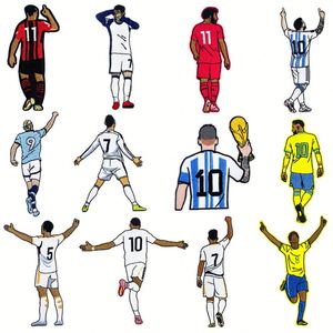 Nouveau Patch Brodé Thermocollant DIY Fait Main de Haute Qualité Série Stars de Football pour Vêtements - Product Image 1