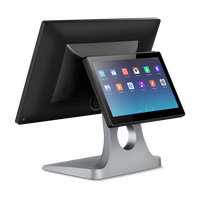 Système Android Pos à double écran tactile de 15.6 pouces Caisse enregistreuse tout en un