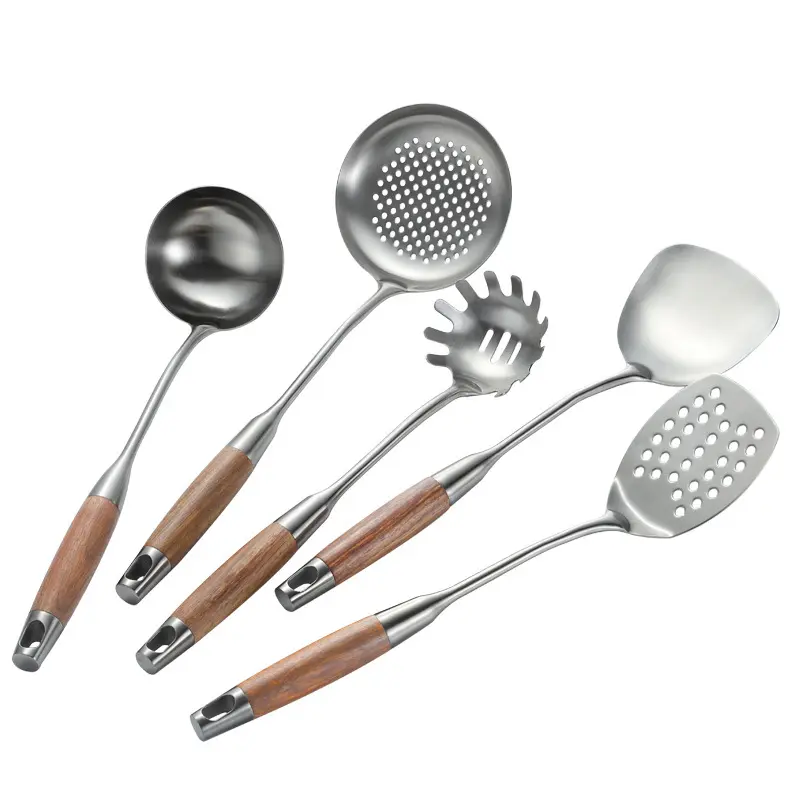 OEM नई डिजाइन स्टेनलेस स्टील के रसोई खाना पकाने के उपकरण सेट