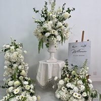 W-D058 Nouvelle Boule de Fleurs Artificielles, Centre de Table pour Mariage, Décoration d'Allée, Boule Florale pour Mariage
