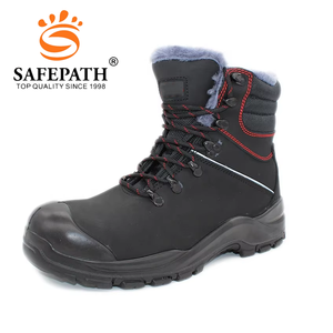 S3 protezione industriale <span class=keywords><strong>scarpe</strong></span> di sicurezza invernali in pelle da uomo stivali da lavoro <span class=keywords><strong>con</strong></span> fodera in pelliccia <span class=keywords><strong>scarpe</strong></span> di sicurezza uomo - Product Image 2
