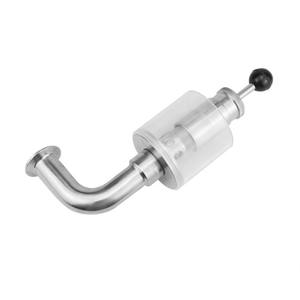 Válvula de escapamento de aço inoxidável, sanitário ss304 316l, medidor de pressão de escape - Product Image 4