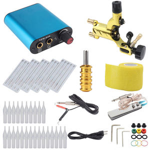 Kit de Machine à tatouer, motif <span class=keywords><strong>libellule</strong></span>, 7 couleurs, aiguille de <span class=keywords><strong>tatouage</strong></span>, accessoires de maquillage, jetable, avec aiguille - Product Image 4