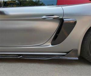 Pour Porsche <span class=keywords><strong>718</strong></span> Boxster Cayman, couvercles d'admission d'air latéraux en fibre de carbone, 2016 - <span class=keywords><strong>2018</strong></span> - Product Image 5