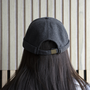 Unisex brimless Docker <span class=keywords><strong>hat</strong></span> thủy thủ cap cán Cuff công nhân mũ có thể điều chỉnh đồng hồ mũ đường phố sọ cap - Product Image 5