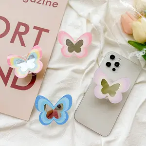 2024 Mobile Phone Accessories As Gifts Luxury Design Phone Socket Factory Wholesale Butterfly Collapsible Grip Stand Give Gifts