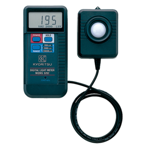 KYORITSU LIGHT METER MODEL 5202 Luxmètre numérique avec capteur de réception de lumière séparé et mesureur Garantie 1 an - Product Image 1