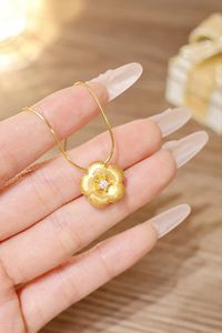 Collar con Colgante de Girasol de Moissanita y Oro de 18K Xinfly, Cadena de Plata 925 para Uso Diario y Formal, Idea de Regalo Brillante, ¡Gran Oferta Ahora! - Product Image 3