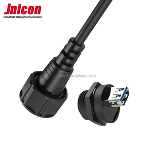 Jnicon IP68 Industrial Waterproof Cable <strong>USB</strong> Circular Automotive Electrical Cable <strong>Connector</strong> - Product Image 3