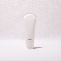 Tubes cosmétiques de luxe vides en plastique blanc recyclable de 100 ml pour crème pour les mains, emballage cosmétique à presser