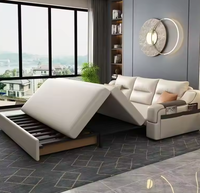 Sofá Cama Extraíble Moderno, Elegante y que Ahorra Espacio, Perfecto para Hogares Modernos y Apartamentos Pequeños. Sofá Cama para Sala de Estar