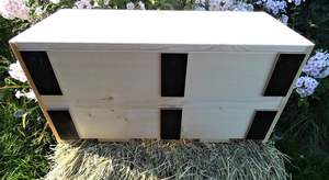 <span class=keywords><strong>Maison</strong></span> d'alimentation <span class=keywords><strong>hérisson</strong></span> avec rabat à rat, résistant à l'hiver, 2 entrées pour l'extérieur, <span class=keywords><strong>maison</strong></span> de <span class=keywords><strong>hérisson</strong></span>, 80*40*32cm, bois d'épicéa - Product Image 2