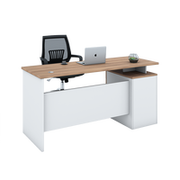 Petit Bureau Professionnel de 1,2 Mètre pour 1/2/4 Personnes – Poste de Travail en Bois