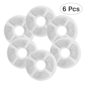 Distributeur d'eau pour animaux de compagnie, filtre en coton et fibre de carbone, 6 pièces, pour chats et chiens - Product Image 5