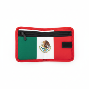 240 Pezzi/Cartone Portafoglio Lungo in Pelle 9.5"X4.5" Design MEXICO in Vera Pelle di Vacchetta e Coccodrillo Porta Carte Modello 377069 - Product Image 2