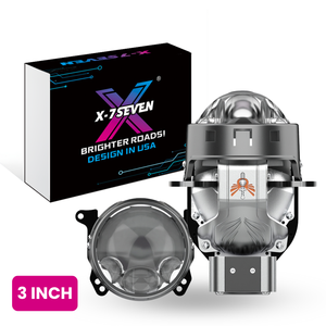 X-7SEVEN <span class=keywords><strong>Prix</strong></span> d'usine Lentille de projecteur Bi-LED 3 pouces Système d'éclairage automobile de haute qualité pour le commerce mondial - Product Image 1