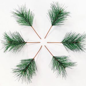 Feng Hui Artificial Pine Needles 10cm-30cm PVC Christmas <b>Tree</b> Decorations Natural Style Bouquet Individual Use - Product Image 1