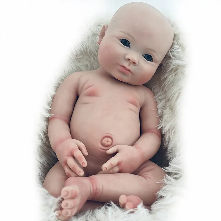 46cm 18 inch reborn baby dolls soft silicone chaussures pour bb newborn chubby baby dolls