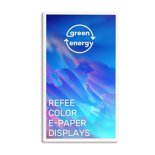 13.3/31.5 Inch E Ink Spectra 6 Color E-Paper Display for Shopping Mall Elevator Advertising IP65 Rated Anti-Glare Energy Saving