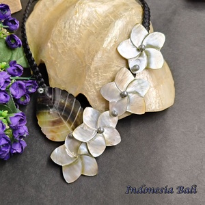 Conjunto de Joyería Hawaiana, Aretes y Collares, Estilo Playero, Collar de Perlas de Concha de Alta Calidad para Mujer - Product Image 2