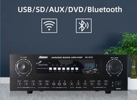 Amplificateur de puissance DJ 180W à prix d'usine, grande puissance, avec Bluetooth pour KTV