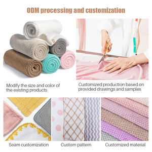 غطاء رأس للاستحمام من الألياف الدقيقة فائق الامتصاص سريع الجفاف بالجملة حسب الطلب - Product Image 5