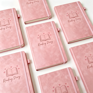 Custom PU Reading Diary Notebook <strong>Book</strong> Print Reading Tracker Journal Women <strong>Book</strong> Lovers - Product Image 5