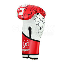Gants de boxe pour adultes de qualité supérieure en cuir PU de 14oz 16oz dernier modèle imprimé pour les sports d'arts martiaux commande minimale faible