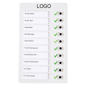 Bloc de notas personalizado al por mayor, tablero de chequeo de plástico creativo, lista de chequeo de hábitos de estudiante, Mini lista de chequeo de PP para regalo promocional. - Product Image 1