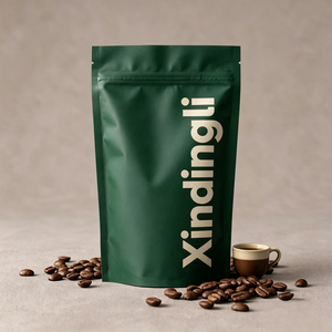 Custom OEM Printed Matte Coffee <b>Bag</b> with Valve 250g 500g 1kg Stand Up Zipper Pouch for Roasted Coffee Beans Retail - Product Image 3
