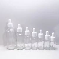 Vente en gros 5ml & 10ml d'huile essentielle Pipette compte-gouttes avec bouchon blanc Remplacement à bas prix du fabricant pour gouttes oculaires