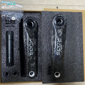 SeeMore T800 碳纤维曲柄臂 24 毫米轴直装式 BMX 自行车零件 碳纤维曲柄组 3 螺栓公路自行车曲柄组 - Product Image 3