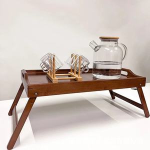 Wooden Bed Tray Folding Leg Solid Wood Storage Rack Modern Minimalist Kids <b>Study</b> <b>Desk</b> - Product Image 1