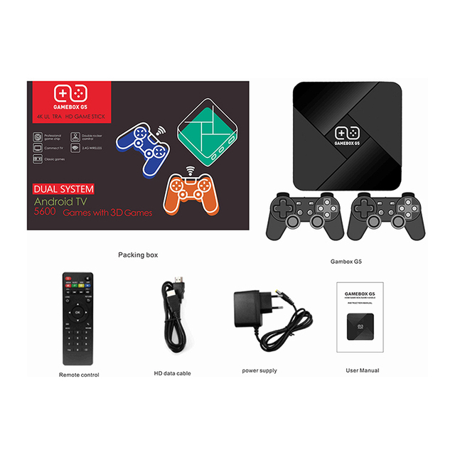 G5 Gamebox Super Console X 50+ Emulator 30000+ Games Retro Game Console Smart TV Box Video Game Console