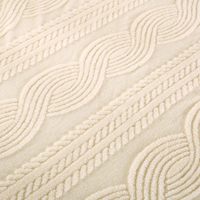 Plaid personnalisé beige uni en polaire sherpa vintage, doux, moelleux et chaud, 100 % polyester, écologique, pour toutes les saisons, idéal pour la maison
