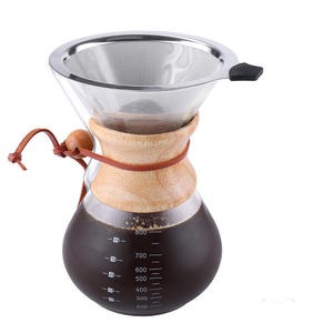 Ensemble de cafetière à café The House of Coffee avec filtre amovible en acier inoxydable 304, kit complet de préparation du café 800 ml - Product Image 5