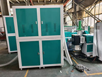 Granulateur à vis simple SJ-100F pour plastiques HDPE, LDPE, LLDPE, refroidissement par air, machine de recyclage