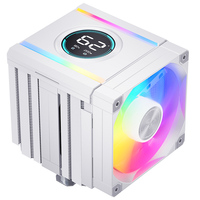 SNOWMAN Nouveautés Refroidisseur d'air numérique pour PC de bureau Dissipateur thermique en cuivre 6 caloducs Affichage thermique en temps réel Ventilateurs silencieux 120 mm