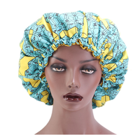 Bonnet de sommeil en satin extra large personnalisé, marque privée, avec cordon de serrage, chapeau de nuit réglable, turban pour cheveux, vente en gros
