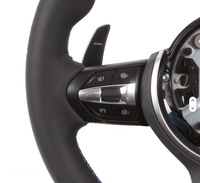 Volant sport M Performance à 3 branches en cuir suédé pour Série 3 F30/F10/F32/F20/F07/F01/E46/E60/E90/M3/M4/M5