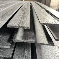 Panel Dinding Langsung dari Pabrik, Panel Kayu Karbonisasi, Panel Dinding Kayu Shou Sugi Ban, Yakisugi untuk Luar Ruangan