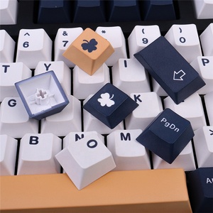 Teclas Personalizadas Rudy Clover, Material PBT, 129 Teclas, Perfil <span class=keywords><strong>Cherry</strong></span>, Versión JP/US, DYE-SUB para <span class=keywords><strong>MX</strong></span>, para Teclado Mecánico - Product Image 4