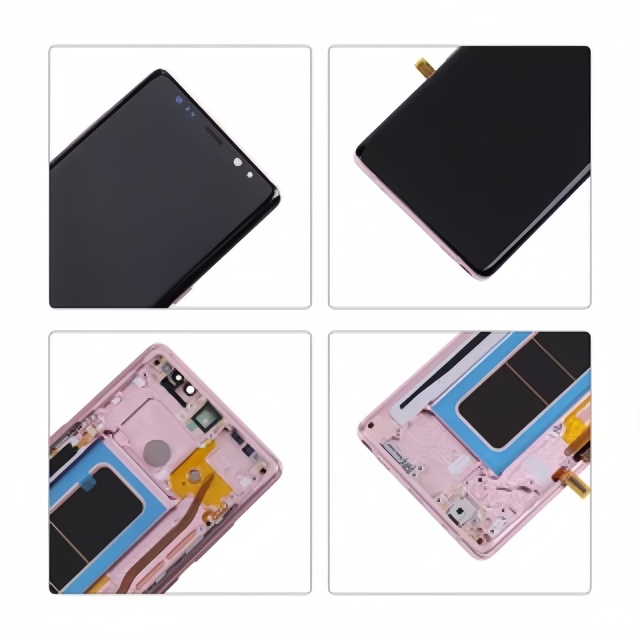 Full Size for Samsung for Galaxy Note 8 N950 OLED Display LCD Screen with Frame Assembly Replacement 1-Year Warranty