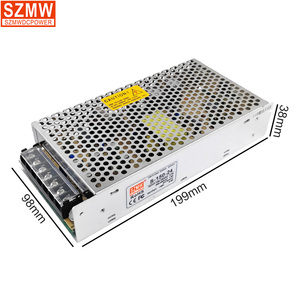 Szmw công nghiệp DC quy định dẫn cung cấp điện S-<span class=keywords><strong>150W</strong></span>-24V6.5A12V36V48V 110V/230V đầu vào 60A sản lượng hiện tại 24V <span class=keywords><strong>150W</strong></span> Công suất đầu ra - Product Image 1