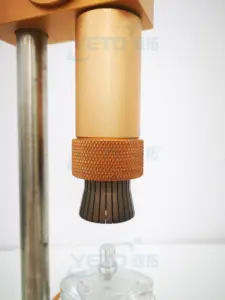 Máquina prensadora Manual de botellas de Perfume de plástico y vidrio para escritorio, tapa de Metal, cubierta exterior, anillo de cuello, máquina taponadora a presión - Product Image 6