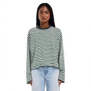 Women's Long Standard Casual T-Shirt Extended Length Regular Fit Short Sleeve Cotton Tee Fashion Everyday Basic <b>Top</b> Wholesale - Product Image 6